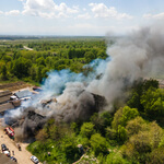 Feuer im Industriegebiet